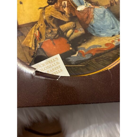 Norman Rockwell Collector Plate "Portrait For A Bridegroom" Signed and numbered - Picture 12 of 16